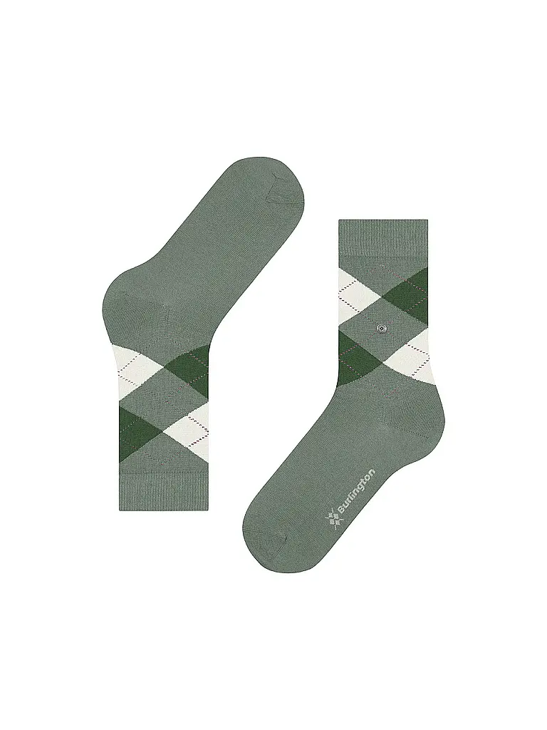 BURLINGTON | Calcetines de mujer MARYLEBONE 36-41 salvia | 