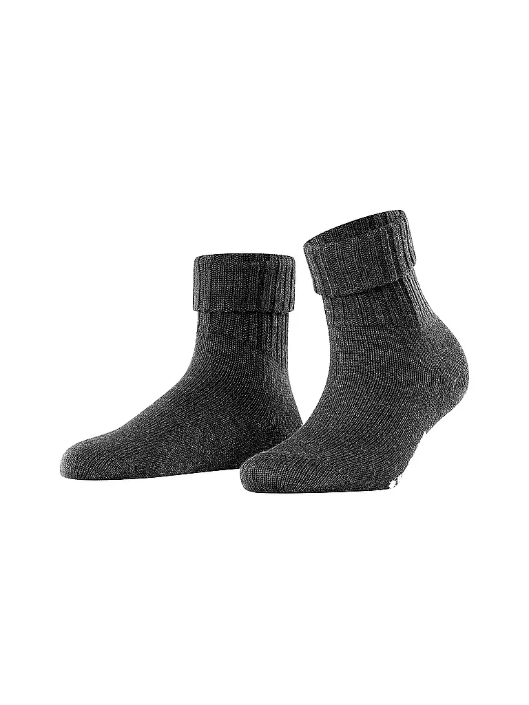 BURLINGTON | Calcetines de mujer PLYMOUTH 36-41 antracita jaspeado | Gris