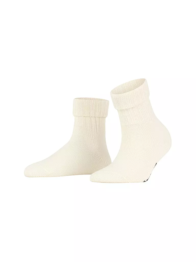 BURLINGTON | Calcetines de mujer PLYMOUTH 36-41 blanco lana | Crema