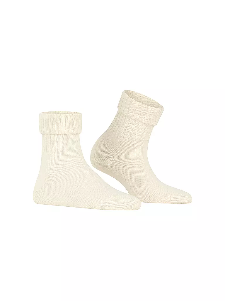 BURLINGTON | Calcetines de mujer PLYMOUTH 36-41 blanco lana | 