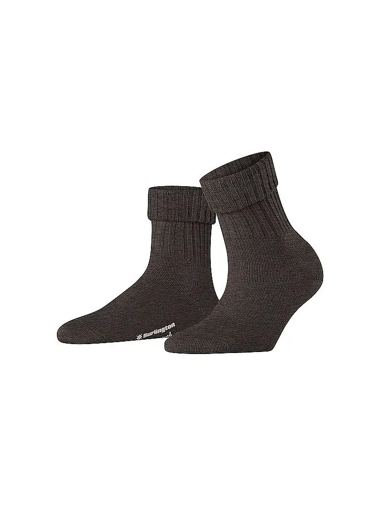 BURLINGTON | Calcetines de mujer PLYMOUTH 36-41 marrón oscuro | Marrón