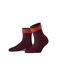 BURLINGTON | Calcetines de mujer PLYMOUTH 36-41 negro | Rojo oscuro