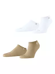 BURLINGTON | Calcetines sneaker para hombre EVERYDAY, paquete de 2, 40-46, color arenisca | Beige