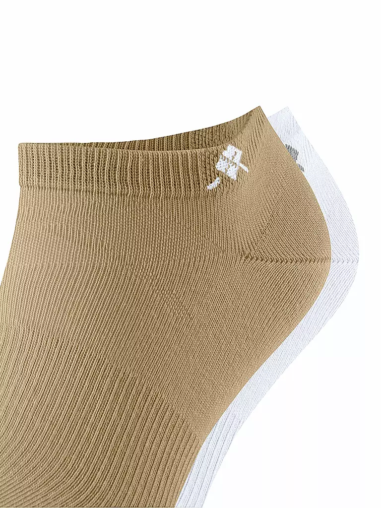 BURLINGTON | Calcetines deportivos para hombre EVERYDAY, paquete de 2, 40-46 sésamo | 