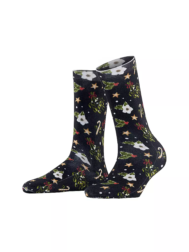 BURLINGTON | Calcetines FANCY CHRISTMAS 36-41 marino | Azul oscuro