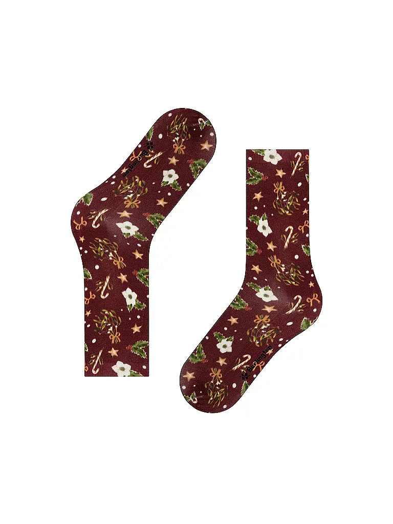 BURLINGTON | Calcetines FANCY CHRISTMAS 36-41 wine | 