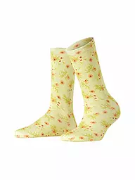 BURLINGTON | Socken FLORAL ROMANCE 36-41 sesame | Verde claro