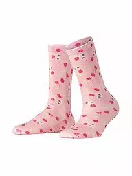BURLINGTON | Socken FLORAL ROMANCE 36-41 sesame | Rosa