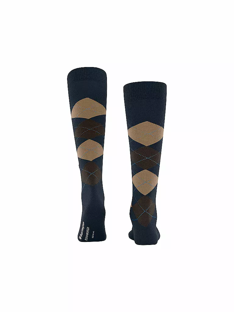 BURLINGTON | Calcetines hasta la rodilla EDINBURGH 40-46 marino para hombre | 