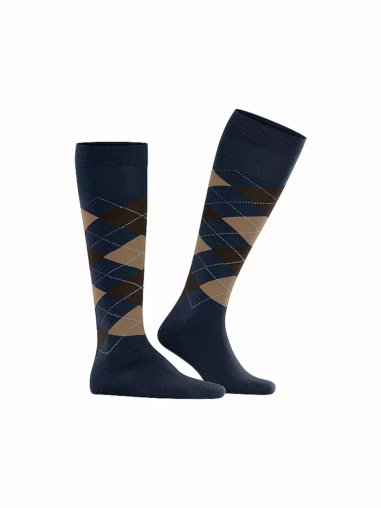 BURLINGTON | Calcetines hasta la rodilla EDINBURGH 40-46 marino para hombre | 