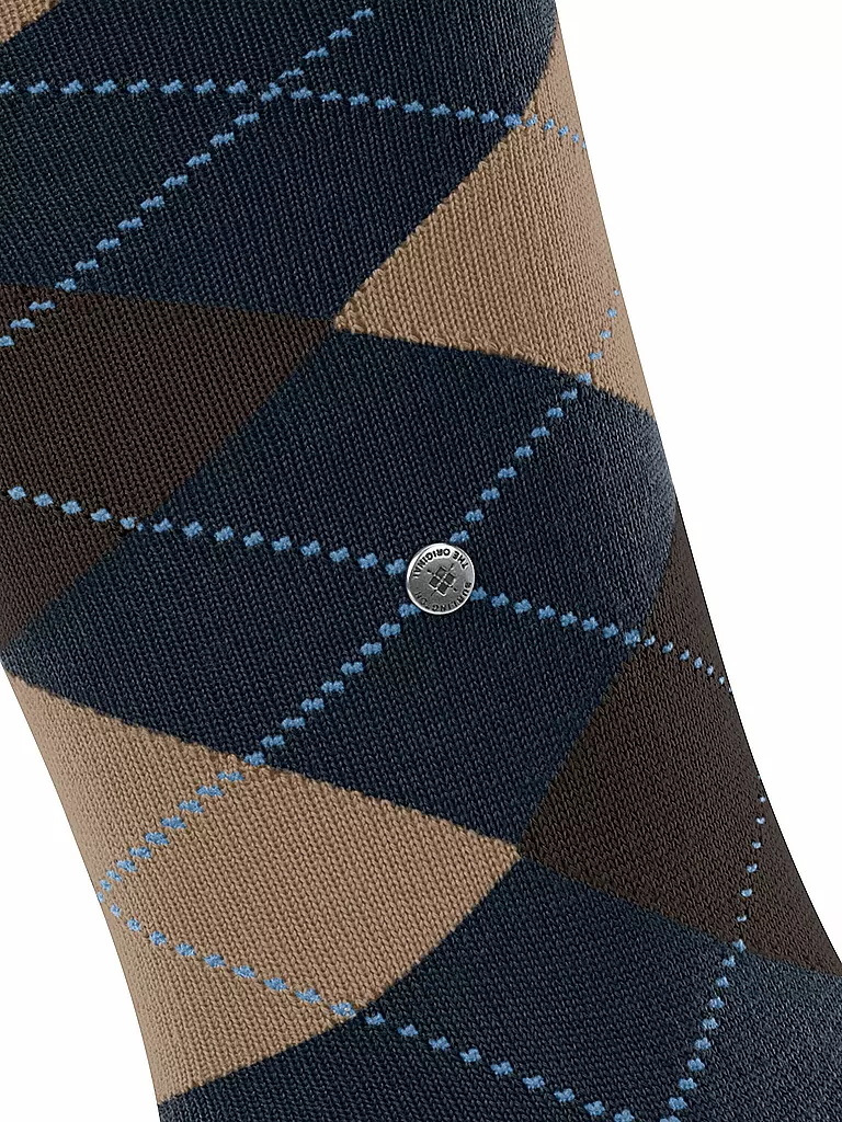 BURLINGTON | Calcetines hasta la rodilla EDINBURGH 40-46 marino para hombre | 