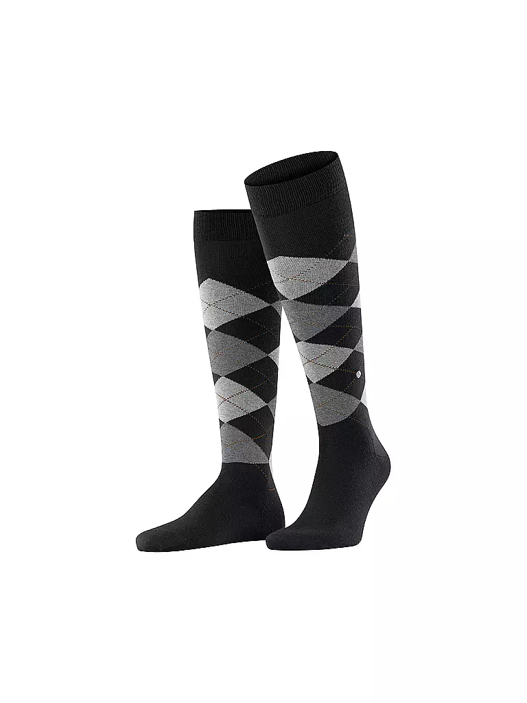 BURLINGTON | Calcetines hasta la rodilla EDINBURGH 40-46 negros para hombre | Negro