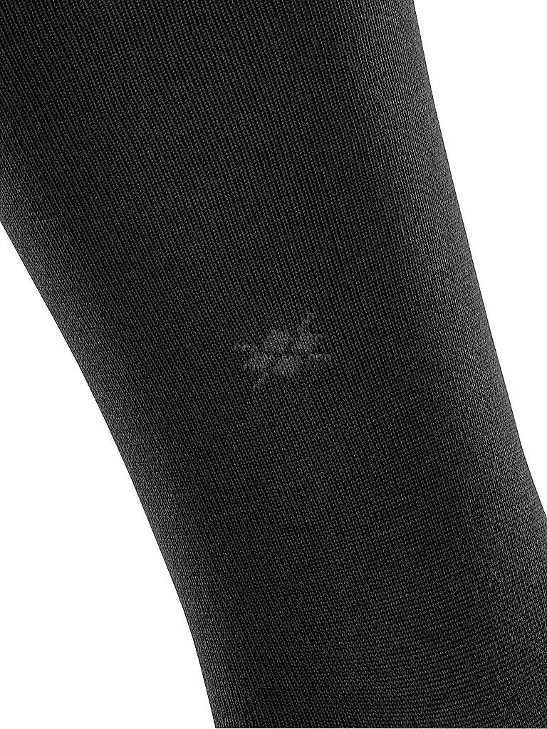 BURLINGTON | Calcetines hasta la rodilla LEEDS 40-46 negros para hombre | 