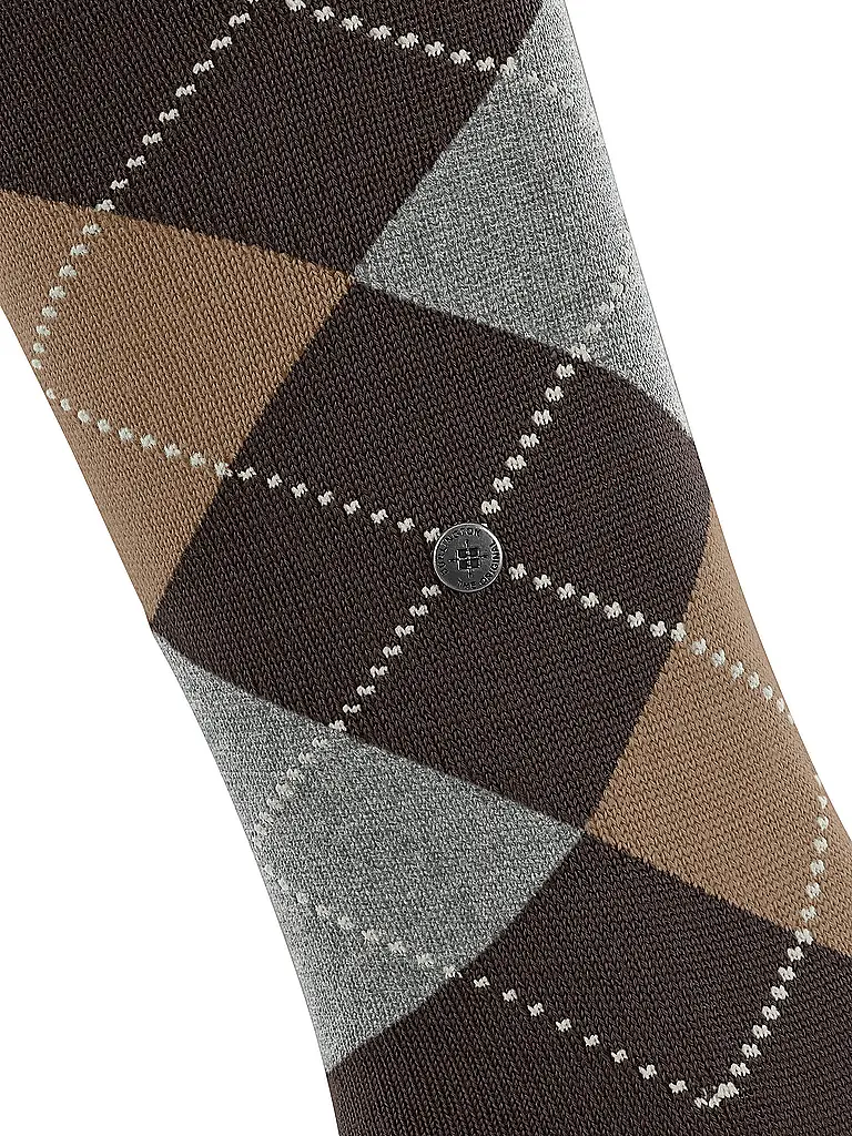 BURLINGTON | Calcetines hasta la rodilla MARYLEBONE marrón oscuro para mujer | 