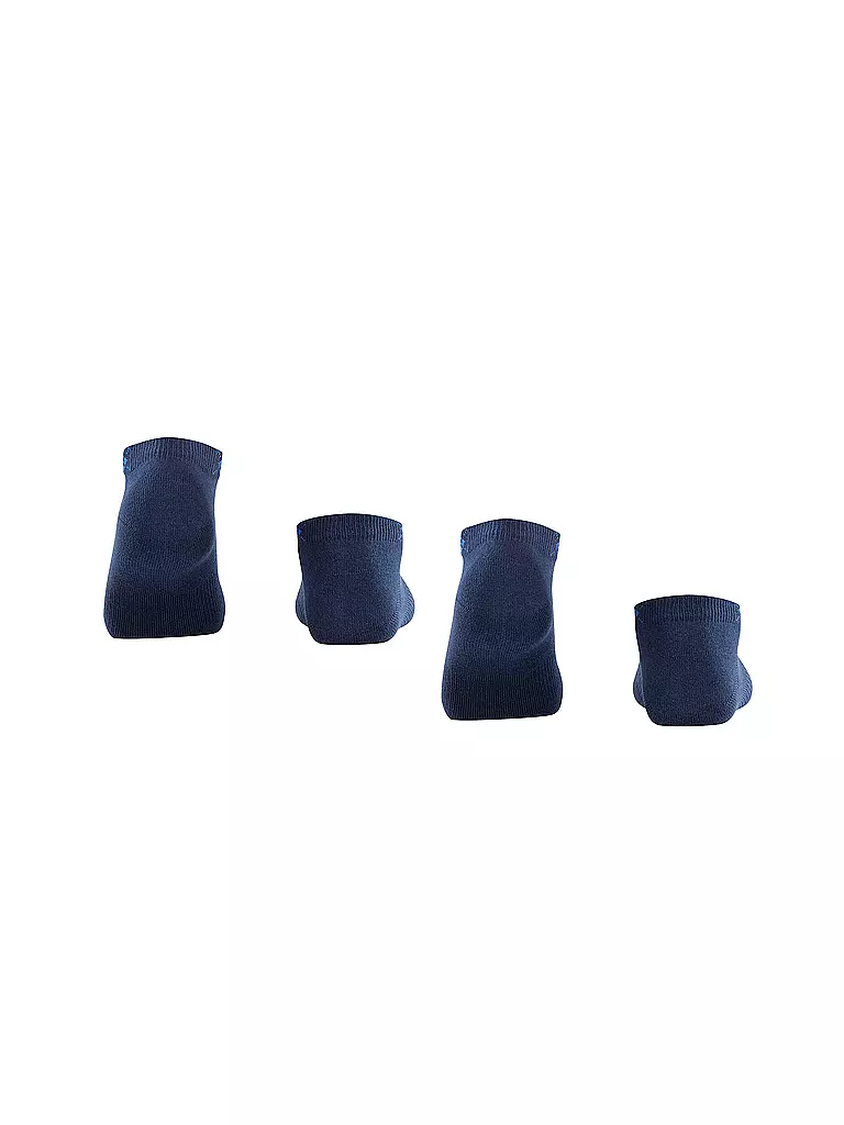 BURLINGTON | Calcetines invisibles de mujer, paquete de 2, EVERYDAY 36-41, marino | Azul