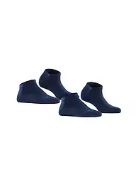 BURLINGTON | Damen Sneaker-Socken 2er Pkg. EVERYDAY 36-41 orchid smoke | Negro