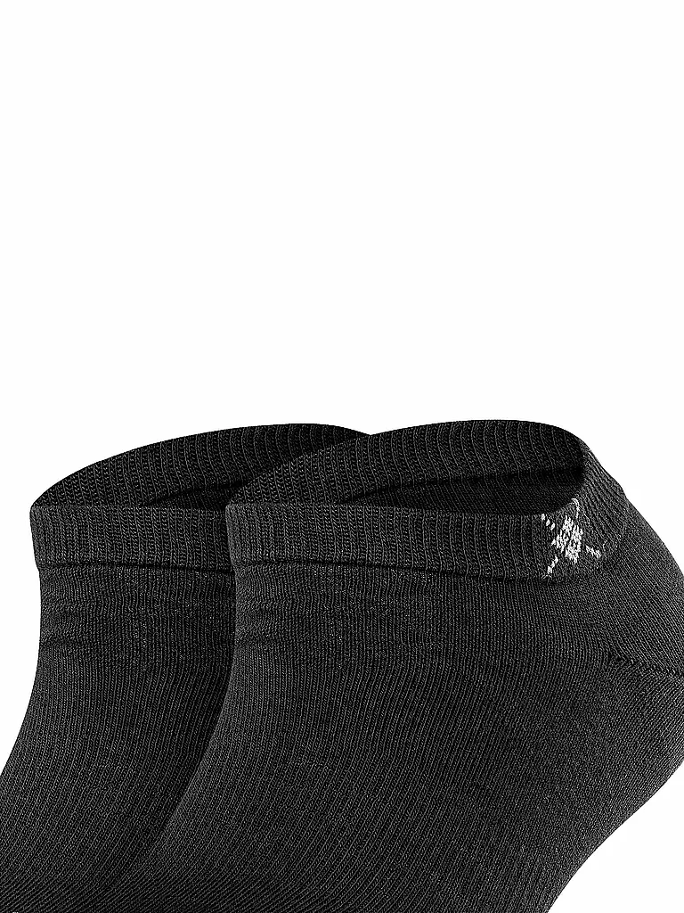 BURLINGTON | Calcetines invisibles de mujer, paquete de 2, EVERYDAY 36-41 negro | 