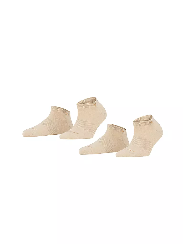 BURLINGTON | Calcetines invisibles de mujer, paquete de 2, EVERYDAY 36-41 sandstone | 