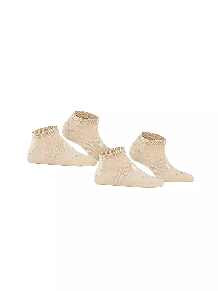 BURLINGTON | Calcetines invisibles de mujer, paquete de 2, EVERYDAY 36-41 sandstone | 