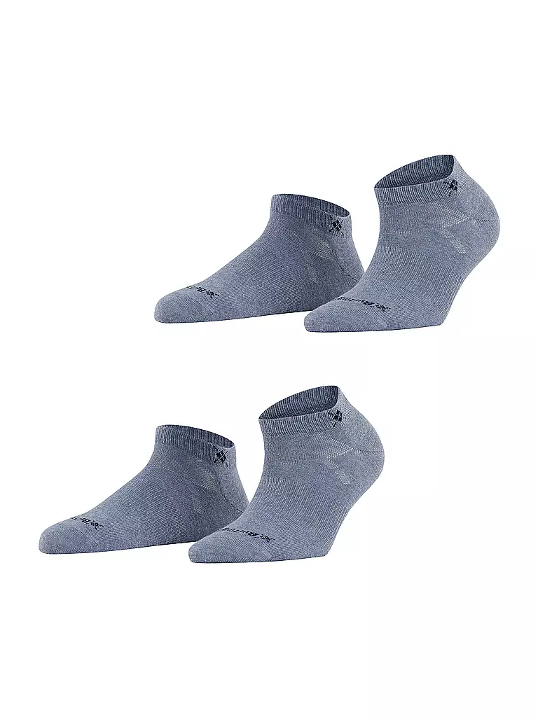 BURLINGTON | Calcetines invisibles de mujer, paquete de 2. EVERYDAY 36-41 light jeans | Azul