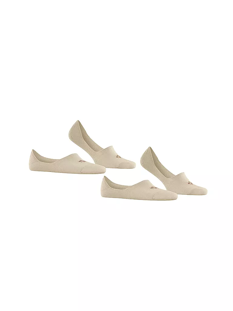 BURLINGTON | Calcetines invisibles para hombre EVERYDAY, paquete de 2, grava | 