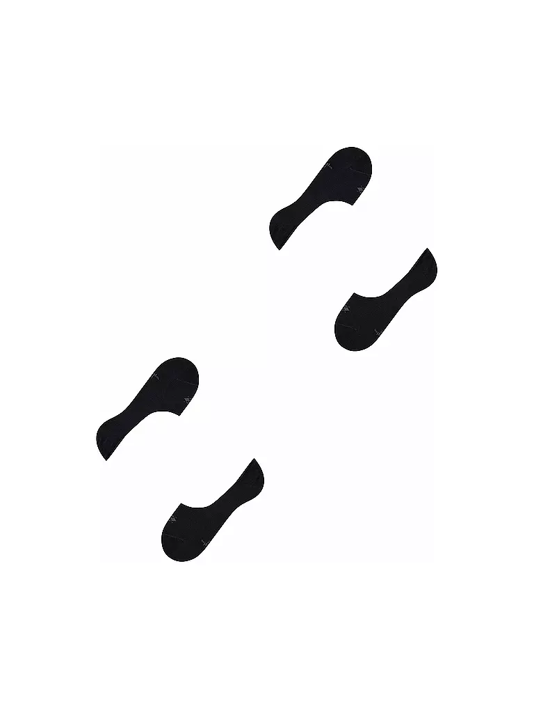 BURLINGTON | Calcetines invisibles para hombre EVERYDAY, paquete de 2, negro | 