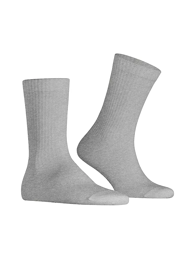 BURLINGTON | Calcetines para hombre BOND STREET 40-46 gris jaspeado | 