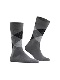 BURLINGTON | Calcetines de hombre EDINBURGH 40-46 salvia | Gris