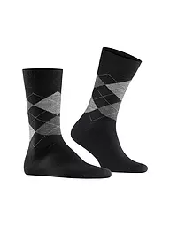 BURLINGTON | Calcetines de hombre EDINBURGH 40-46 salvia | Negro