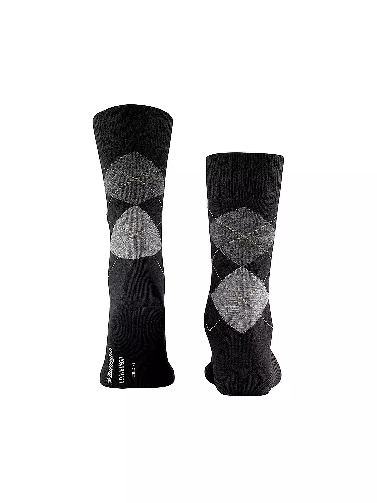 BURLINGTON | Calcetines para hombre EDINBURGH negro | Negro