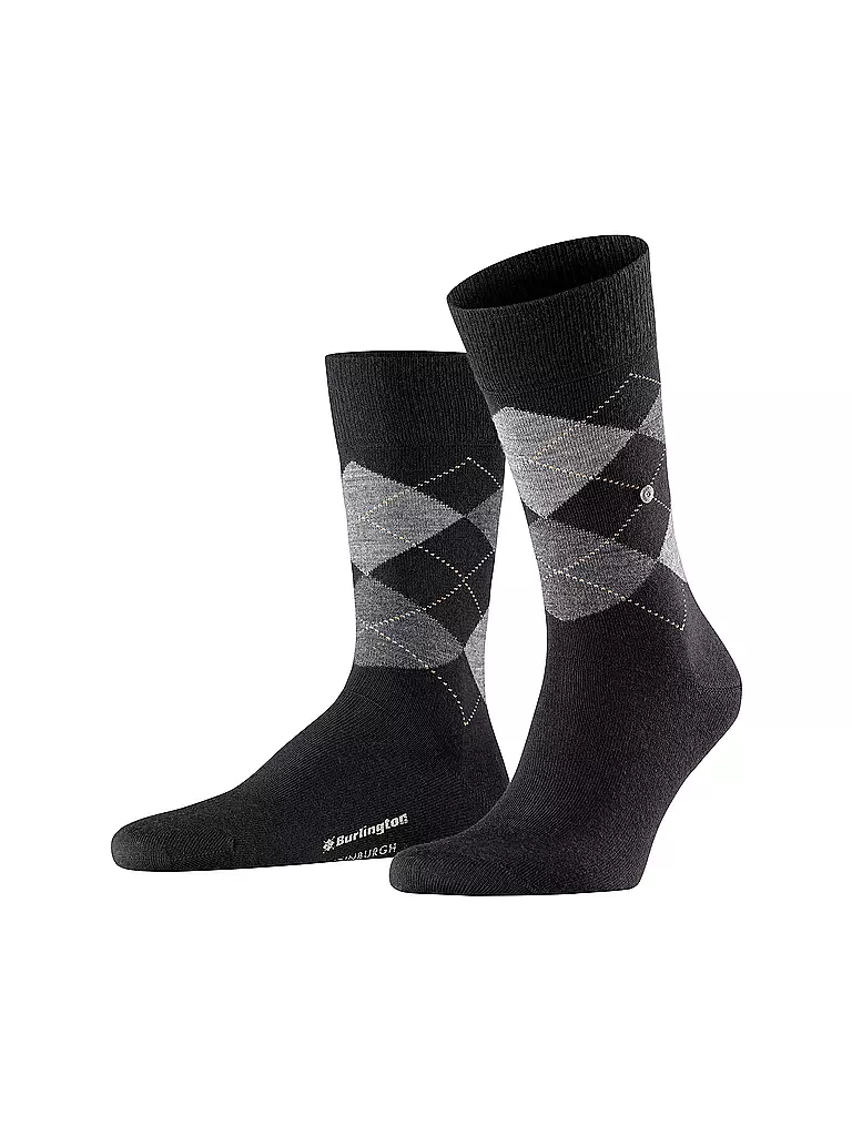 BURLINGTON | Calcetines para hombre EDINBURGH negro | Negro