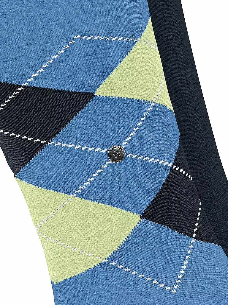 BURLINGTON | Calcetines para hombre EVERYDAY, paquete de 2, 40-46 marina | Azul