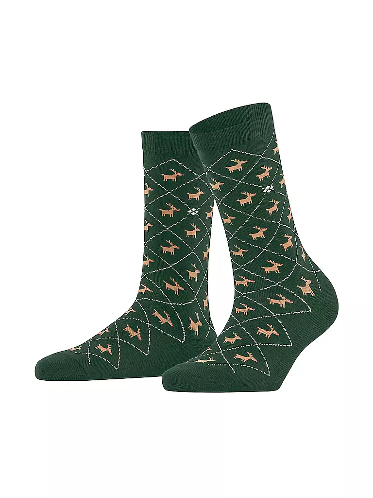 BURLINGTON | Calcetines REINDEER 36-41 eucalyptus | Verde