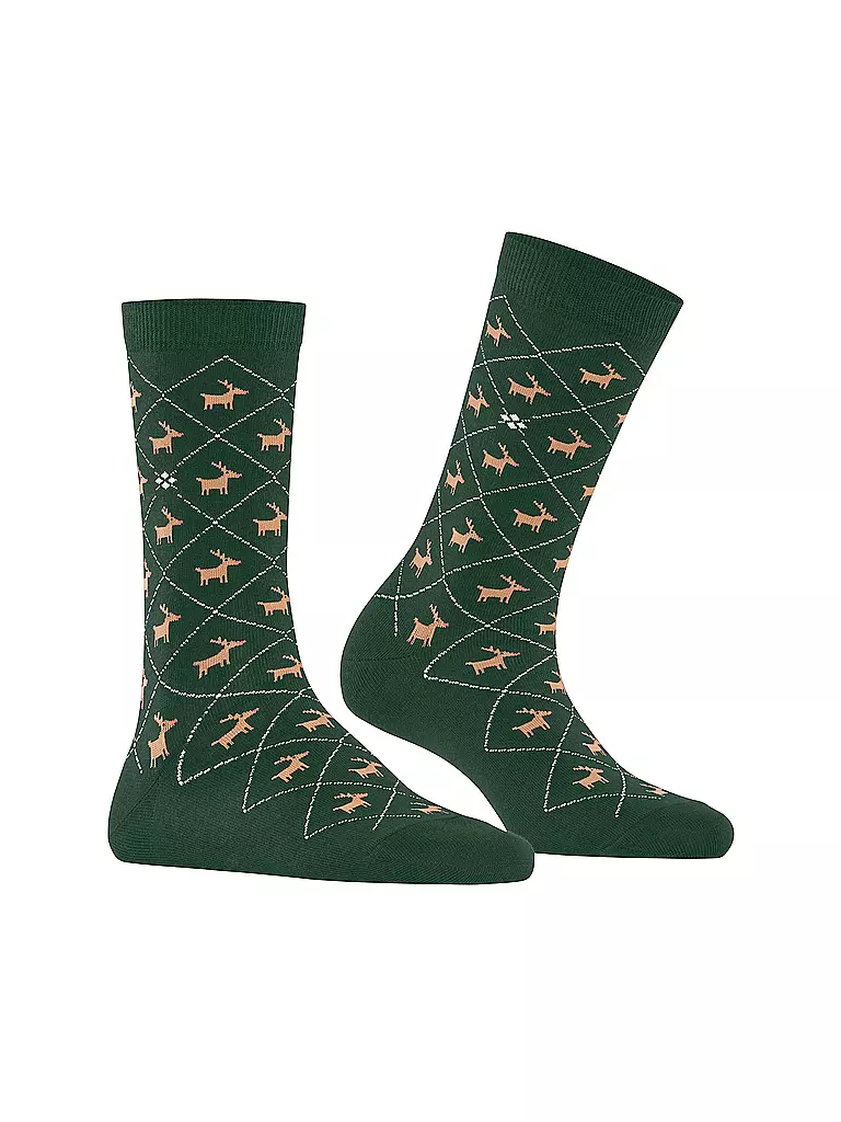BURLINGTON | Calcetines REINDEER 36-41 eucalyptus | Verde