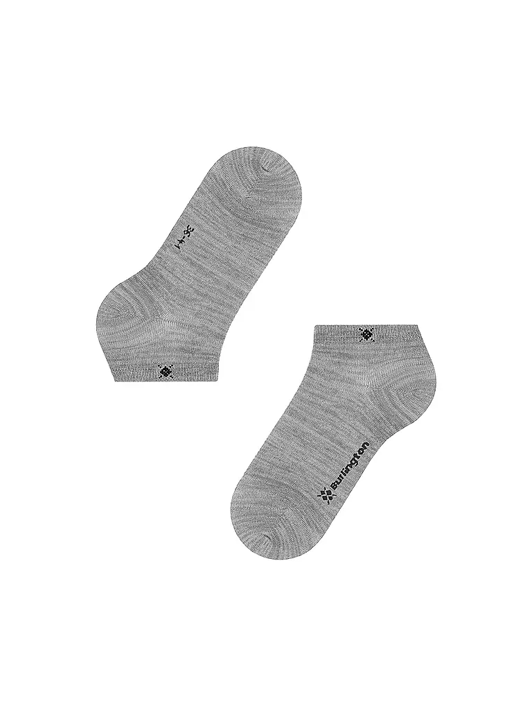 BURLINGTON | Calcetines sneaker 36-41 SOHO VIBES gris claro | Gris claro