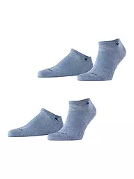 BURLINGTON | Calcetines sneaker para hombre EVERYDAY, paquete de 2, 40-46, color arenisca | Azul