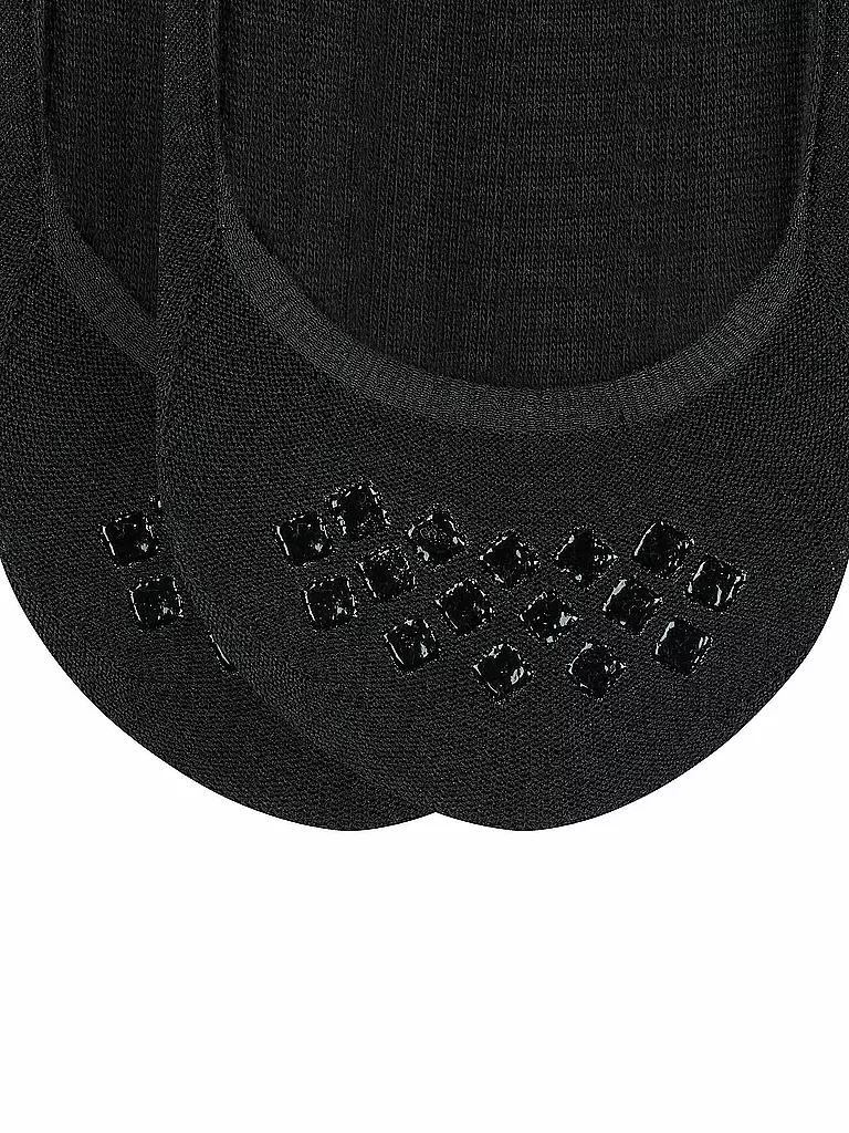 BURLINGTON | Damen Füsslinge EVERYDAY 2-er Pkg black | Negro