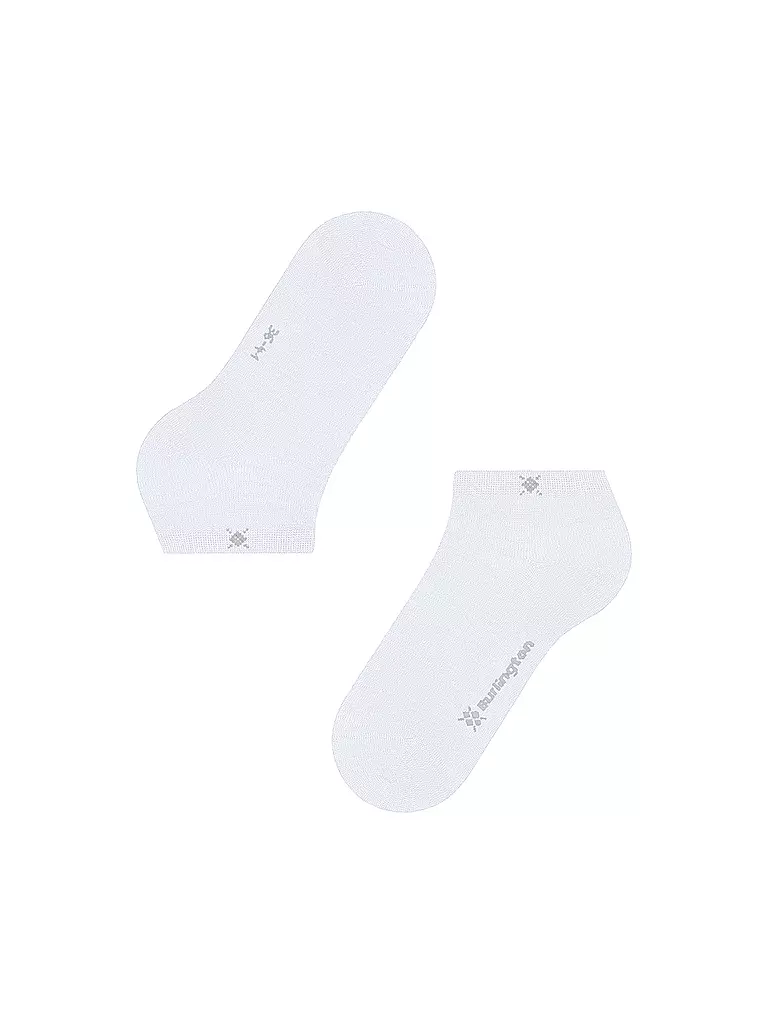 BURLINGTON | Damen Sneaker Socken 36-41 SOHO VIBES white | Blanco