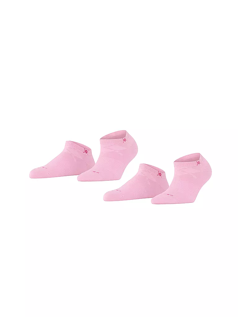 BURLINGTON | Damen Sneaker-Socken 2er Pkg. EVERYDAY 36-41 orchid smoke | Rosa