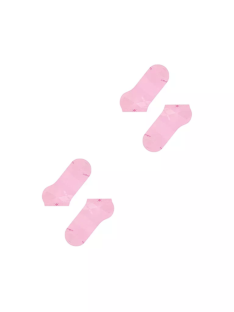 BURLINGTON | Damen Sneaker-Socken 2er Pkg. EVERYDAY 36-41 orchid smoke | Rosa