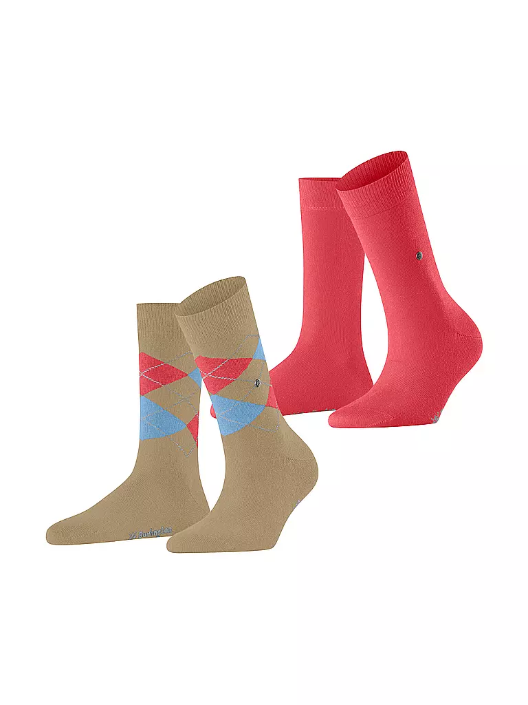 BURLINGTON | Damen Socken EVERYDAY 2-er Pkg 36-41 sesame | Beige