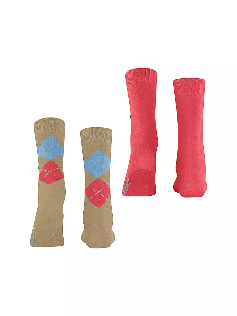 BURLINGTON | Damen Socken EVERYDAY 2-er Pkg 36-41 sesame | Beige