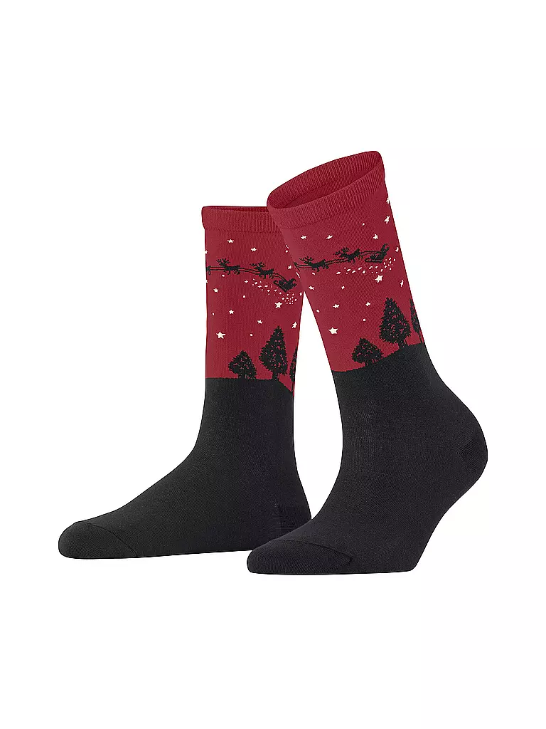 BURLINGTON | Damen Socken SILENT NIGHT 36-41 black | Negro