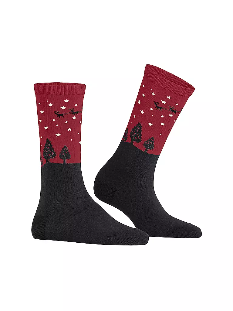 BURLINGTON | Damen Socken SILENT NIGHT 36-41 black | Negro