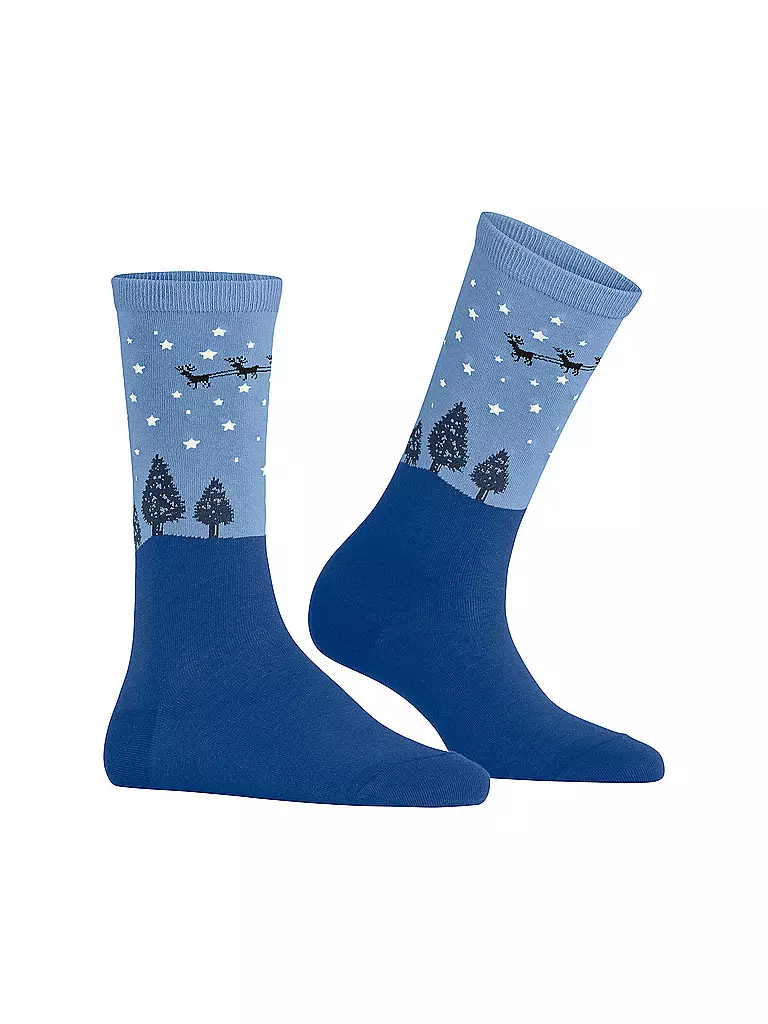 BURLINGTON | Damen Socken SILENT NIGHT 36-41 yve | Azul