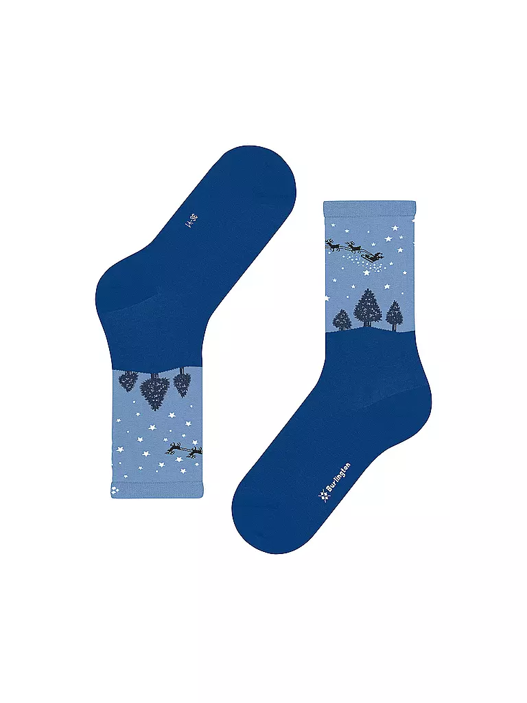 BURLINGTON | Damen Socken SILENT NIGHT 36-41 yve | Azul