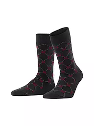 BURLINGTON | Damen Socken SWEET RIBBON 36-41 red pepper | Negro
