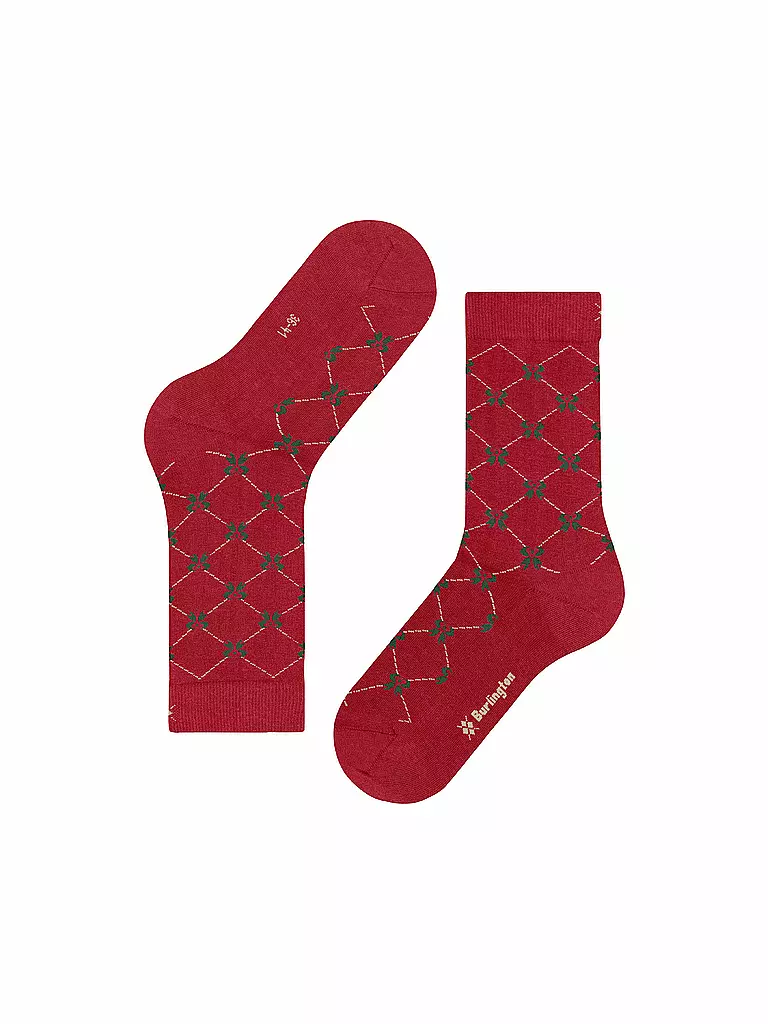 BURLINGTON | Damen Socken SWEET RIBBON 36-41 red pepper | Rojo