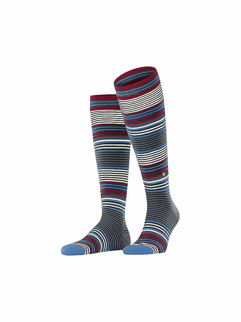 BURLINGTON | Herren Kniestrümpfe STRIPE 40-46 marine | Azul