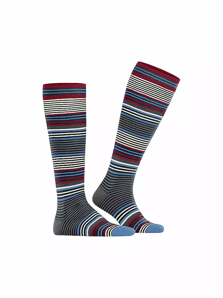 BURLINGTON | Herren Kniestrümpfe STRIPE 40-46 marine | Azul